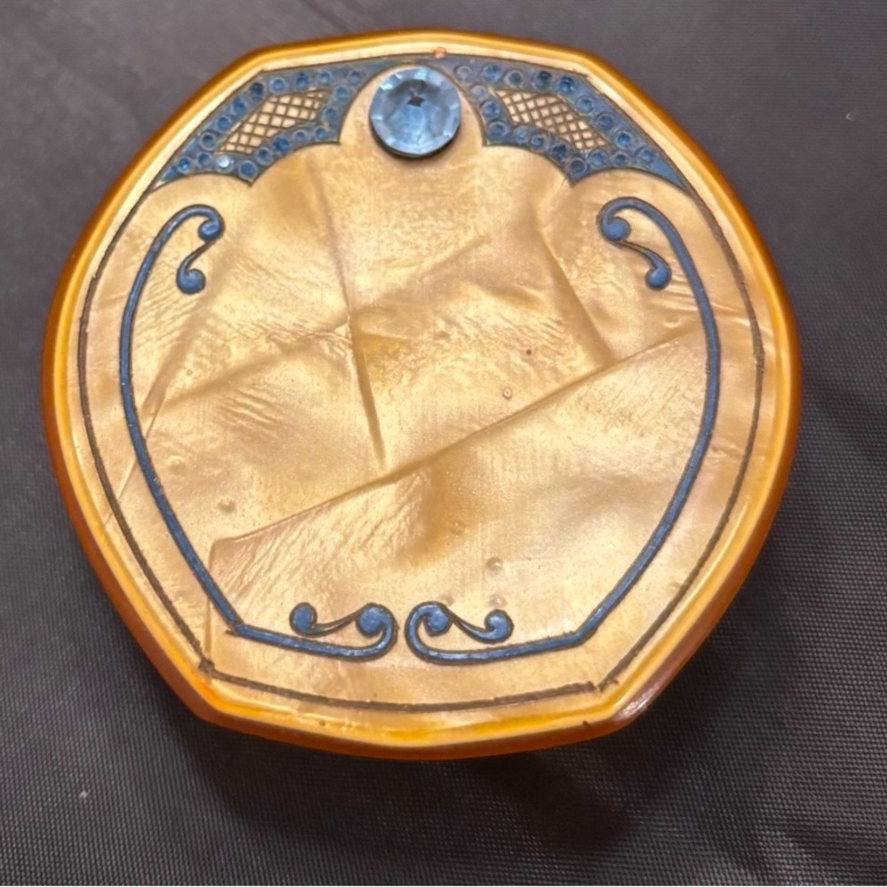 Vintage Celluloid Powder Box